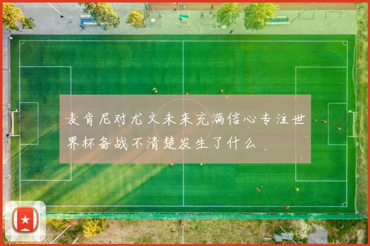 麦肯尼对尤文未来充满信心专注世界杯备战不清楚发生了什么